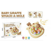 Kids Giraffe Whack-A-Mole Game - Toddler Pounding Toy with 2 Hammers for Hand-Eye Coordination & Fine Motor Skills  Sharpen Skills with the Fun Giraffe Whack-A-Mole Game! | Interactive Pounding Toy for Toddlers, Perfect for 2 Players